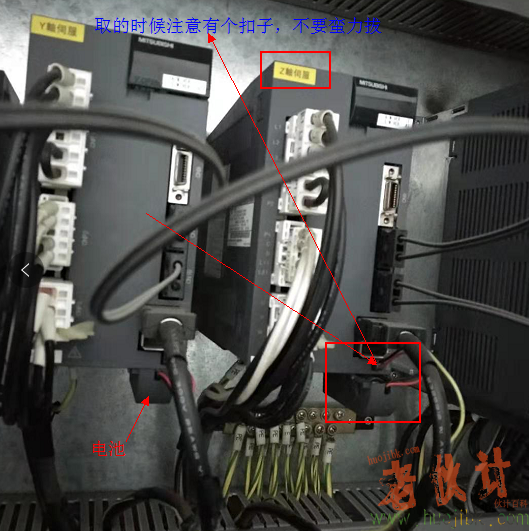 CNC三菱M70系统提示;Z73备份用电池电压过低.S52电池电压过低，伺服错误